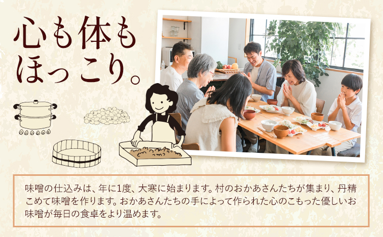 『熟成』さなごうち手づくり 味噌 1kg【配送不可地域あり】※離島 しゃくなげ市《10月以降順次発送》米麹 1年熟成 保存料不使用 みそ miso お味噌 おみそ 発酵 発酵食品 加工食品 発酵調味料 調味料 味噌汁 みそ汁 お味噌汁 豚汁 味噌---sanagouchi_sni_1_1kg---