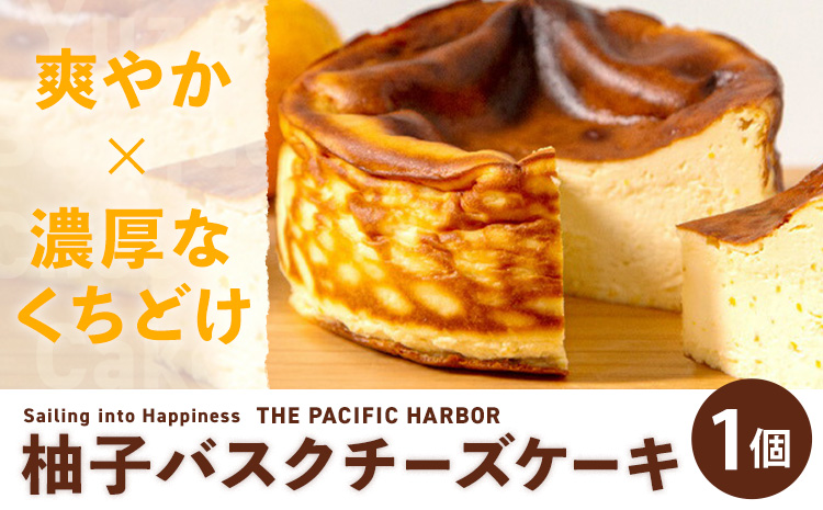 柚子バスクチーズケーキ 1ホール 4号サイズ 株式会社ときわ《30日以内に出荷予定(土日祝除く)》徳島県 佐那河内村 冷凍便 スイーツ 濃厚 クリーミー ご褒美 バスクチーズケーキ スイーツ デザート おやつ お菓子 洋菓子 冷凍 ギフト チーズケーキ 贈り物---sanagouchi_tkw_2_1k---