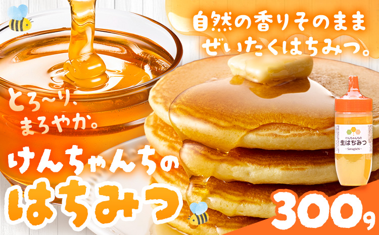 けんちゃんちのはちみつ 300g《30日以内に出荷予定（土日祝除く）》ふるさと納税 はちみつ ハチミツ 蜂蜜 国産蜂蜜 天然蜜蜂 徳島県 佐那河内村 送料無料---tsm_mkf2_30d_25_7000_300g---