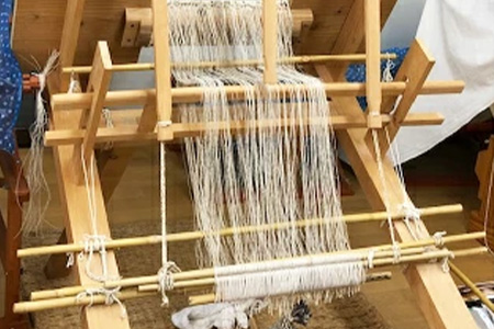 太布織製 ポーチ 1個 サイズ(cm)：15×11×1 国重要無形民俗文化財指定【徳島県 那賀町 木頭 国産 日本製 手作り 太布 楮 太布織 織物 古代布 伝統技術 手作業 手芸品 技術 繊維 製造】AD-1