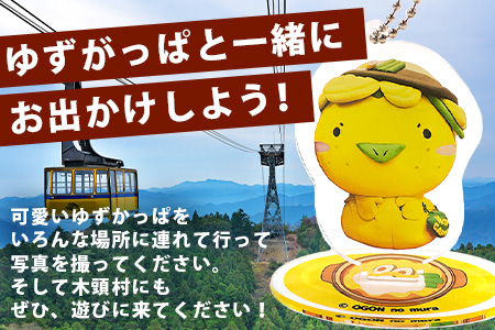 台座付きアクリルキーホルダー (座りゆずがっぱ) 1個【徳島県 那賀町 キーホルダー アクキー ゆずがっぱ かっぱ カッパ 河童 グッズ かわいい ゆるかわ アクセサリー プレゼント ギフト 子供 プレゼント ご当地キャラ】OM-108