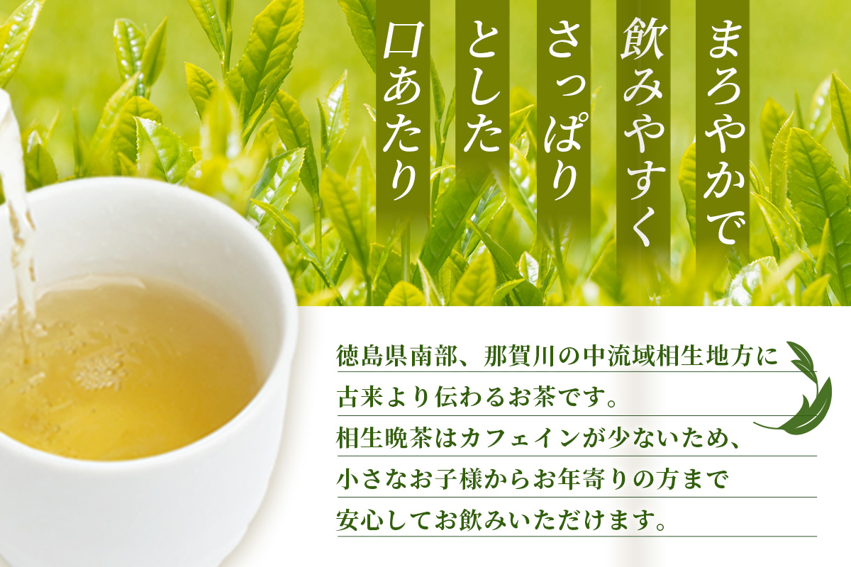 手造り発酵茶 相生晩茶 ティーパック 1袋 約4g×12個入り【徳島県 那賀町 相生晩茶 晩茶 番茶 国産 乳酸菌 特産品 発酵茶 お茶 ティーバック 煮出し 水出し 飲料 食事 お取り寄せ お土産 ギフト プレゼント 伝統製法 手作り 数量限定 期間限定 生産者直送】TN-02