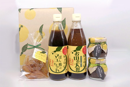 ごはんのおともセット 木頭 ゆず 柚子 ユズ 木頭柚子 木頭ゆず ポン酢 ぽんず ゆずぽん ゆずポン ソース 万能ソース 調味料 柚子味噌 佃煮 つくだ煮 セット 詰合せ ギフト YA-29 通常用