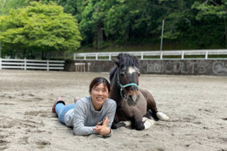 自然の中で動物とふれあい＆乗馬体験（1名）CC-1 徳島 那賀 体験 乗馬 乗馬体験 動物とふれあい アウトドア レジャー 1名様 1枚【体験チケット】
