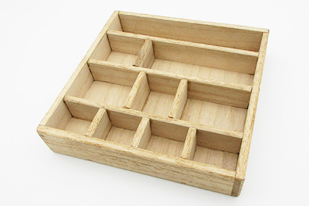 寄木のアクセサリーボックス (A) 10仕切り KT-4-1【徳島県 那賀町 寄木細工 伝統工芸品 工芸品 木箱 小物入れ アクセサリー ボックス BOX ジュエリーボックス インテリア 仕切り 幾何学模様 記念品 ギフト プレゼント 木製 雑貨 日本製 収納 ふた付き 蓋】