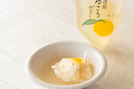 徳島ゆこうゼリー１０個［徳島 那賀  ゆず 柚子 ユズ ゆこう ゆず ダイダイ 果実 果汁 ゆこう果汁 酸味 ゆこうゼリー ゼリー フルーツゼリー ゼリーセット セット パック おやつ デザート 食べやすい お試し 飲むタイプ 洋菓子 母の日 父の日 敬老の日 お中元 お歳暮 おしゃれ プレゼント 贈物 ギフト］【YA-34】