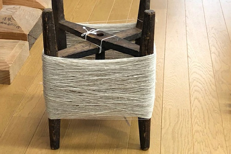 太布織製 ポーチ 1個 サイズ(cm)：15×11×1 国重要無形民俗文化財指定【徳島県 那賀町 木頭 国産 日本製 手作り 太布 楮 太布織 織物 古代布 伝統技術 手作業 手芸品 技術 繊維 製造】AD-1