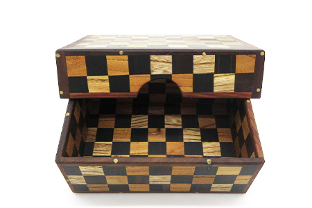 小物入れ「A」名刺・アクセサリー・印鑑　KT-6-1 徳島 那賀 木 木材 寄せ木 木製 木製品 小物 アクセサリー ジュエリー 収納 小物入れ 小物収納 小物ケース 収納ケース 収納ボックス アクセサリーボックス おしゃれ 和風 レトロ 高級感 インテリア 丈夫