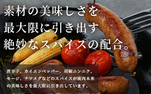 【阿波地美栄】徳島県産 鹿ソーセージチョリソー 4袋（165g×4袋） [徳島 那賀 ジビエ じびえ 阿波地美栄 地美栄 鹿 鹿肉 おかず チョリソー ピリ辛 ピリ辛チョリソー ソーセージ 国産 おつまみ つまみ ヘルシー 冷凍 辛い 辛旨]【NH-29】