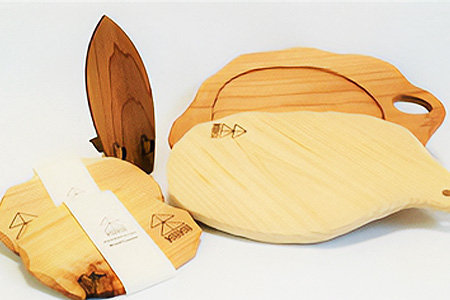 KUKU ウッドプレートセット　NW-24 徳島 那賀 木 木頭杉 ヒノキ 桧 木製 木目 ウッドプレート 木製食器 食器 小皿 中皿 大皿 セット おしゃれ カフェ 贈り物