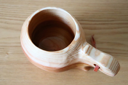 木頭杉のカップ -KUKU CUP-　NW-7