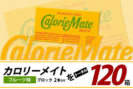 【6回定期便】≪フルーツ味≫ カロリーメイトブロック 2本入り 計20箱 ×6回 合計120箱【徳島 那賀 大塚製薬 カロリーメイト フルーツ ビタミン ミネラル たんぱく質 脂質 糖質 5大栄養素 バランス栄養食 栄養補給 仕事 勉強 スポーツ 防災 災害 地震 非常食 常備食 備蓄 受験 受験応援 新生活】MS-5-6-fruit