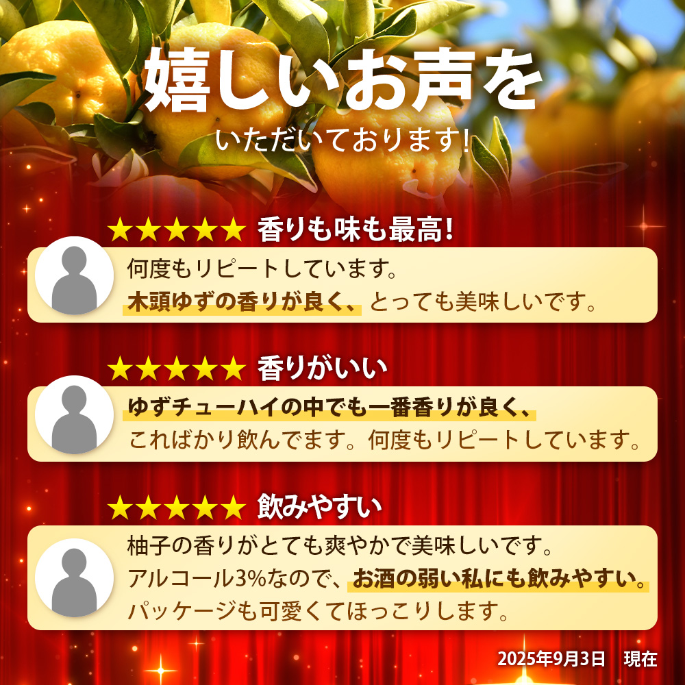 木頭ゆずチューハイ 350ml 24本入り【徳島 那賀 木頭ゆず 木頭柚子 ゆず 柚子 かんきつ 柑橘 お酒 酒 チューハイ 缶酎ハイ 柚子チューハイ 缶チューハイ 酎ハイ 柚子酒 果汁 丸絞り 炭酸 アルコール セット 飲みやすい 24本 男性 女性 人気 おすすめ お酒好き ほろよい気分 母の日 父の日 御歳暮 お歳暮 お中元 御中元 年賀 贈物 プレゼント ギフト】AK-1 350ml×24本