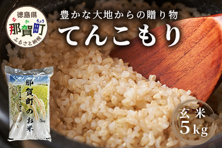 「令和6年産 新米 先行受付」徳島県那賀町相生産 てんこもり 玄米 5kg 1袋「2024年10月上旬より発送」【徳島 那賀 国産 徳島県産 特A ブランド米 お米 こめ おこめ 米 ご飯 ごはん 玄米 5キロ 和食 おにぎり お弁当 玄米 おいしい 食べて応援 お取り寄せ 産地直送】YS-40