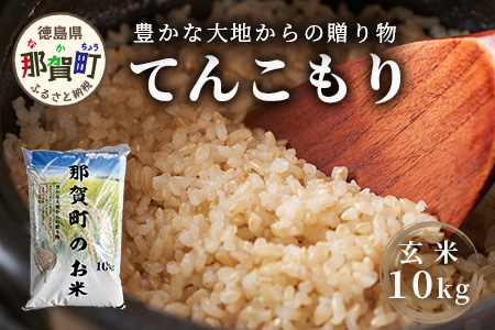 「令和6年産 新米 先行受付」那賀町相生産 てんこもり 玄米 10kg 1袋「2024年10月上旬より発送」【徳島 那賀 国産 徳島県産 特A ブランド米 お米 こめ おこめ 米 ご飯 ごはん 玄米 10キロ 和食 おにぎり お弁当 玄米 おいしい 食べて応援 お取り寄せ 産地直送】YS-41