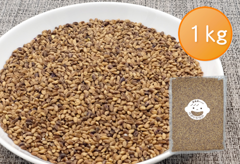 美波町産「もち麦」と伊座利産「あらめ入佃煮」のセット（もち麦1kg+あらめ入佃煮6本）