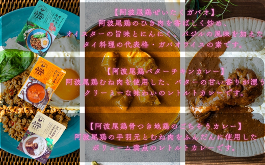  AWAODORILAB３種３０食　 ガパオ１０食　バターチキンカレー１０食　 ごちそうカレー １０食　 常温 レトルト