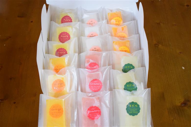 くずバー（溶けない和アイス）6種類18本