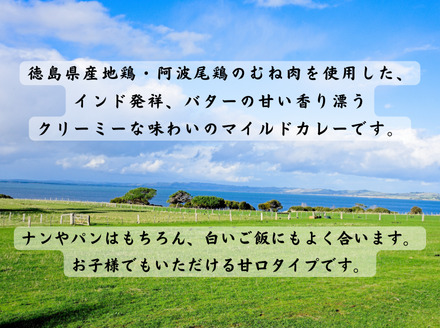 阿波尾鶏骨バターチキンカレー　20食