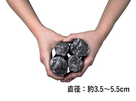 【SDGｓカメバッチ】と【森林の豊かさを守るエシカルな備長炭】樵木（こりき）備長炭1kg