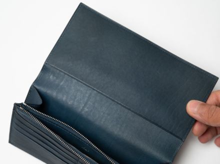 【藍染】ジャパンブルーの長財布－long wallet－