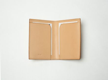 革製品に独特の個性と高級感を与える【生成】名刺入れーfolded card caseー