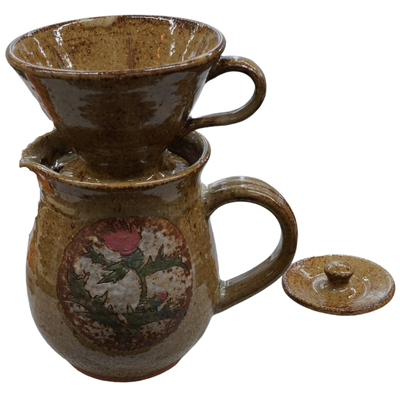 【巣林窯】ドリッパー＆ポット＜アザミ＞