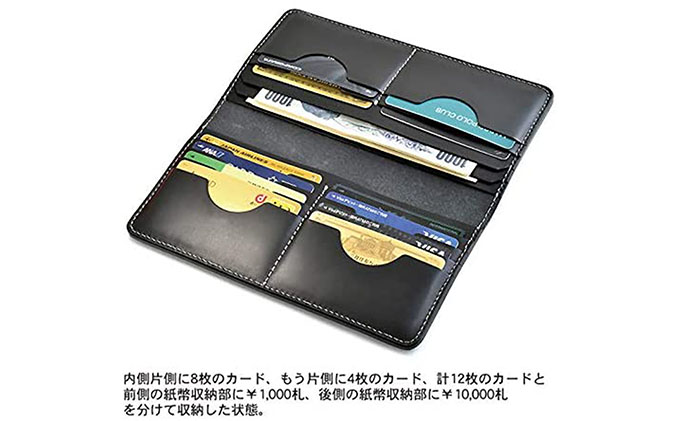 カードと紙幣収納のロングウォレット/スタンダードタイプ