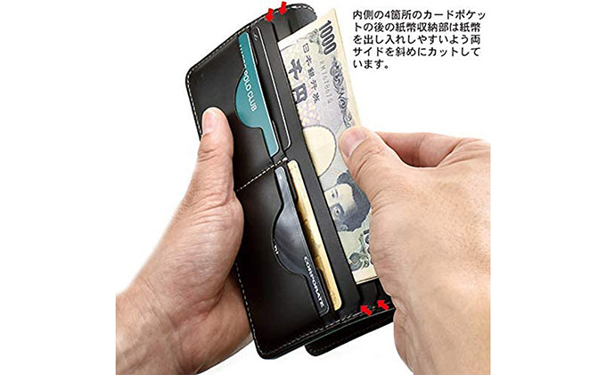 カードと紙幣収納のロングウォレット/スタンダードタイプ