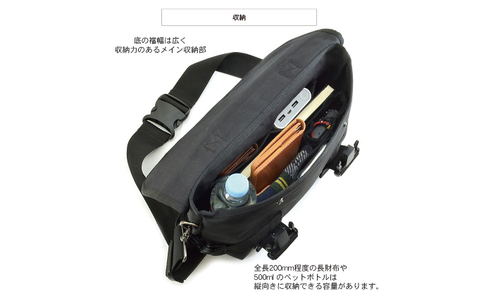 バンナイズ　ちょっとミリタリーなメッセンジャーバッグ