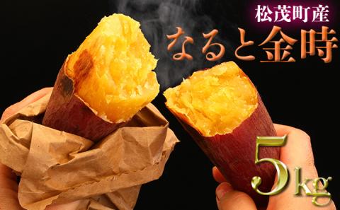 さつまいも(なると金時)松茂町産5kg　徳島 鳴門金時 芋 秋 旬 サツマイモ 正月 おせち