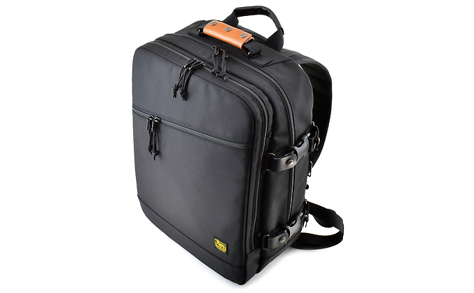 VanNuys 大人のワーキングベース／Wワイド／サイドバックル4個セット バンナイズ バリスティック ナイロン ブラック リュック バックパック 耐久性 大容量