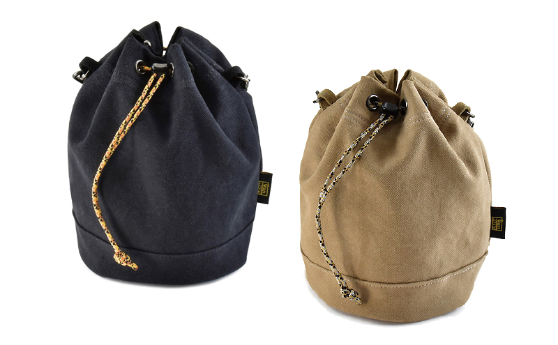 VanNuys 2WAY巾着 ウォークマン DAP カスタムIEM ユニバーサルIEM イヤフォン イヤホン スマホ ブラック 日本製 バンナイズ バイオウォッシュブラック