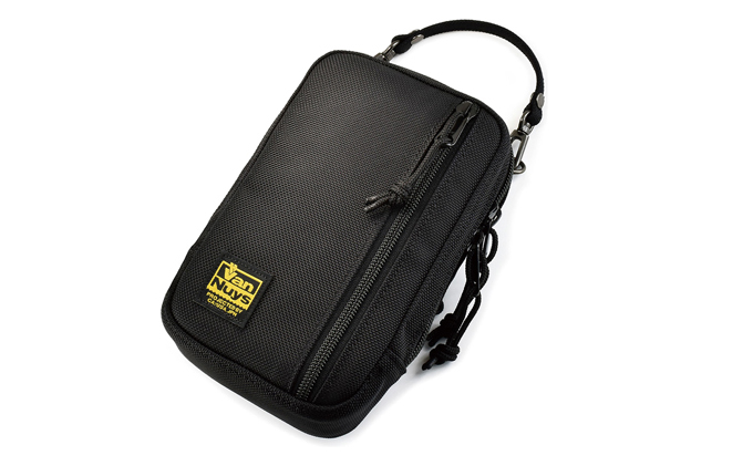 VanNuys 薄型サブポケット／Type-C ウエストバッグ 多機能ウエストバッグ 収納多数 ヒップバッグ  帆布 バンナイズ