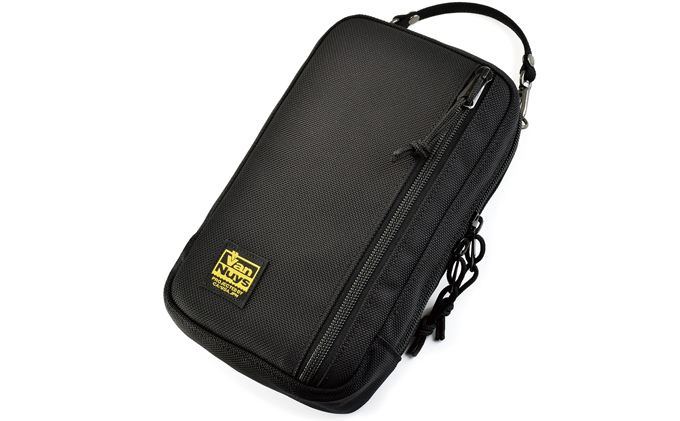 VanNuys 薄型サブポケット／Type-E ウエストバッグ 多機能ウエストバッグ 収納多数 ヒップバッグ  帆布 バンナイズ