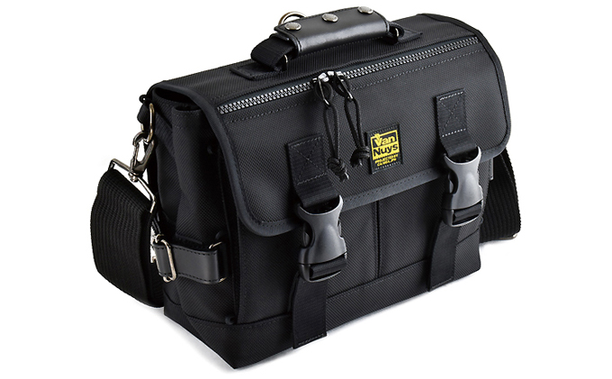 VanNuys ポータブルオーディオ用カスタムバッグF2（Wバックル）270 ウエストバッグ ウエストポーチ アウトドア ボディバッグ ヒップバッグ ブラック バンナイズ