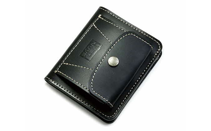 胸ポケットに入るオールインワンランチ財布　ビンテージブラック