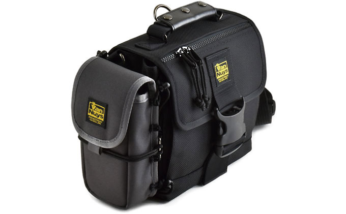 カスタムバッグF2／ハイエンドモデル＜スマホが2台入るケースセット仕様＞ ダークグレー