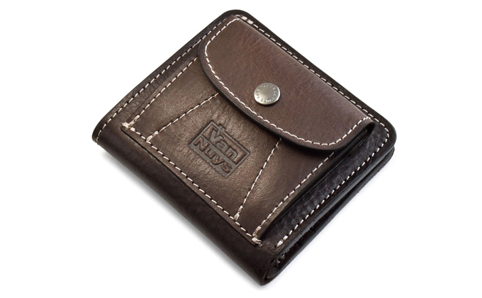 VanNuys オールインワン折り畳みコンパクトウォレット ビンテージブラウン