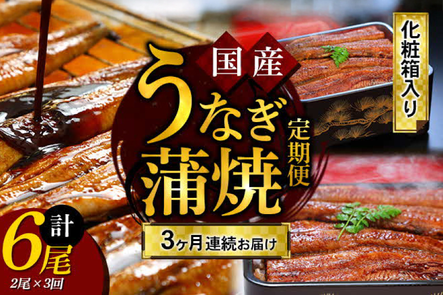 【3回定期便】 うなぎ 蒲焼 2尾 [モリカン 徳島県 北島町 29bh0004] ウナギ 鰻 unagi うなぎ蒲焼 真空パック 真空 パック 冷蔵 3ヶ月 定期