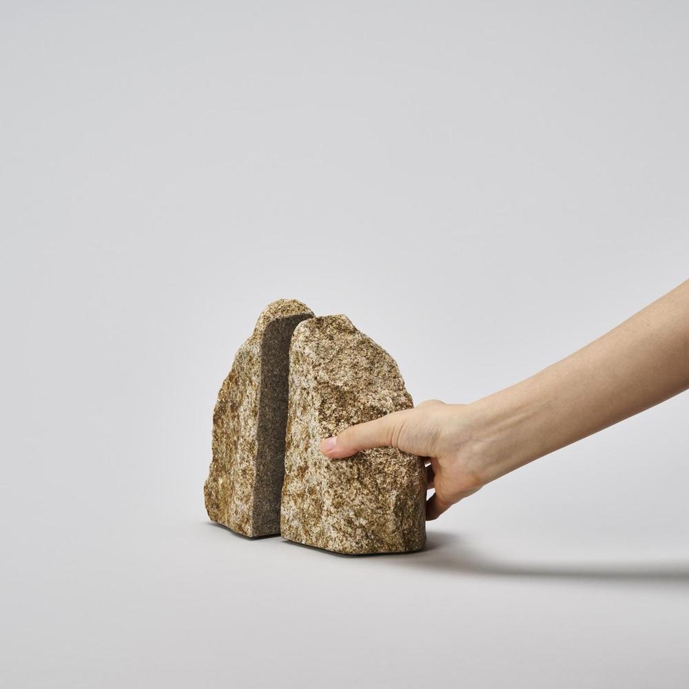 RS - ROCK END / L / sabi｜庵治石ブックエンド