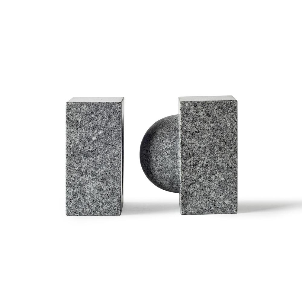 TY BOOKSTAND / komame｜山本忠司氏デザインの庵治石ブックエンド