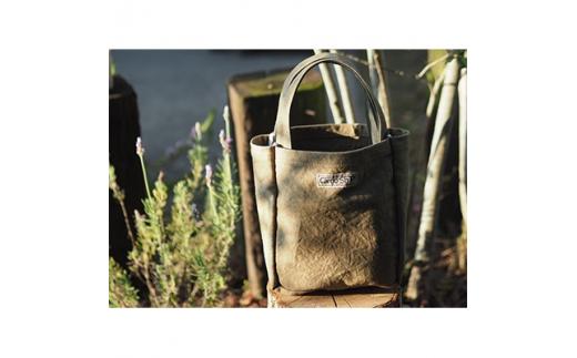 ＜受注生産＞瀬戸内がたくさん詰まった、オリーブ染めミニトートバッグ