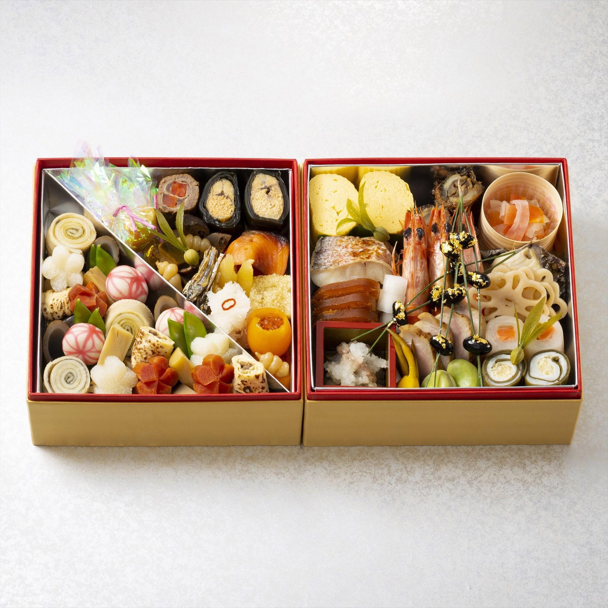 香川讃岐の地で79年の歴史。料亭二蝶のおせち料理「雅」 二段 3～4人前