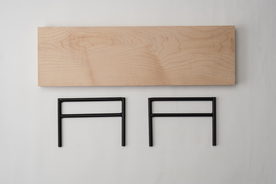 槙塚鉄工所 MULTITABLE LOWセット(木板付き)