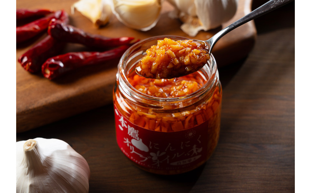 香川本鷹唐辛子×国産にんにく オリーブオイル調味料115ｇ
