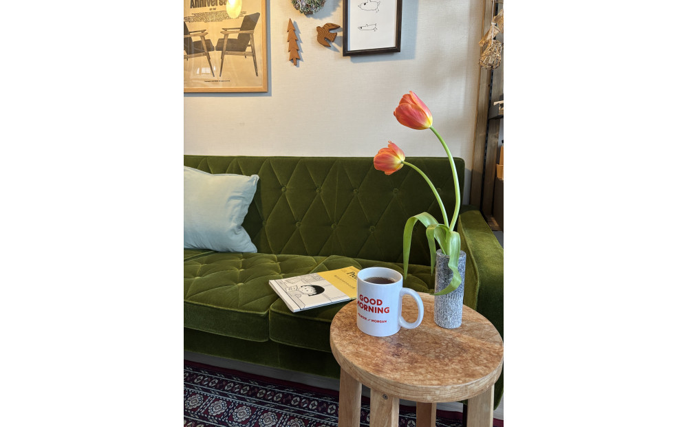 庵治石　花瓶  COLUMN straight