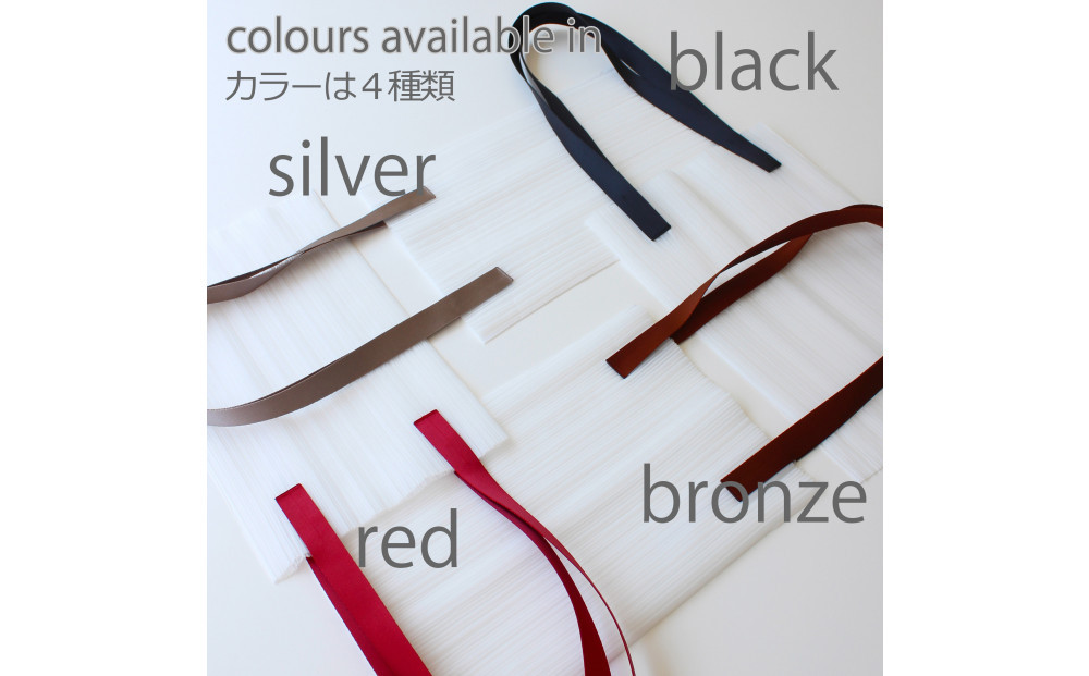 香川県産プリーツバッグ・ストライプ・ラージ［ シルバー １点］軽やかで上品な透け感のあるショルダーバッグ