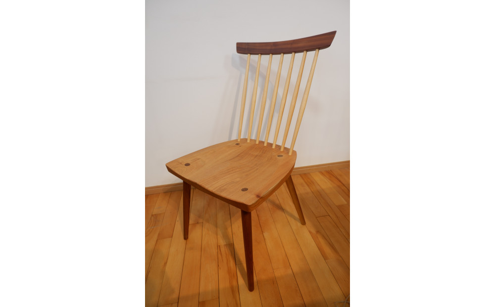 スポークチェア（胡桃×ウォールナット）