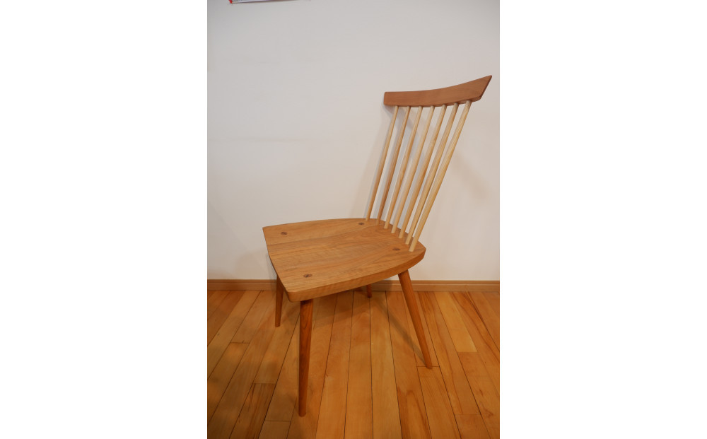 スポークチェア（香川県産材山桜）